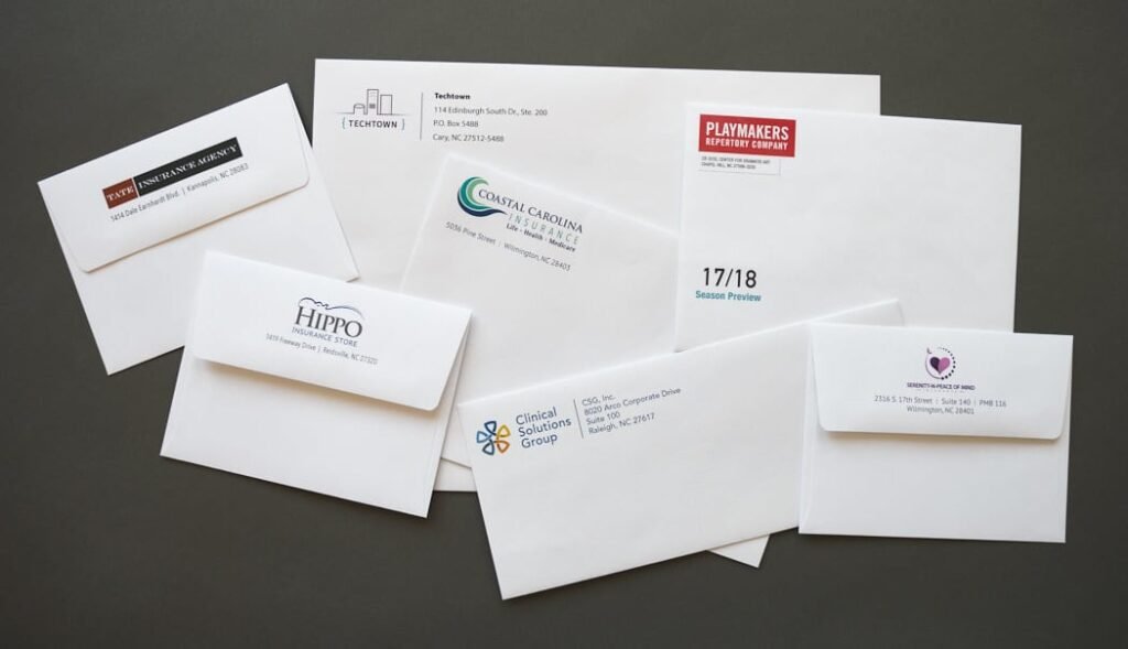Envelope Printing Leamington SPA